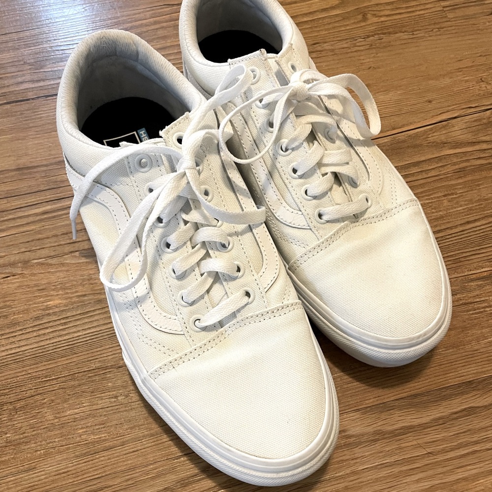 Mens white Vans